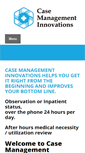 Mobile Screenshot of casemanagementinnovations.com