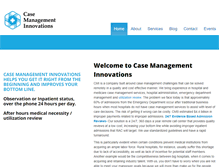 Tablet Screenshot of casemanagementinnovations.com